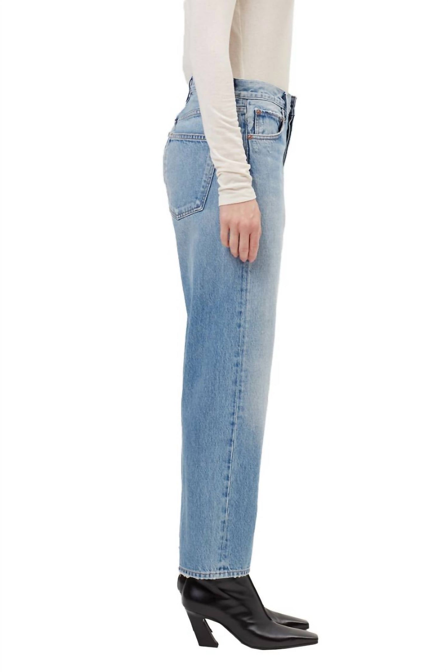 Agolde - Crop Loose Straight Jeans