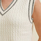 Cloud Ten - LINE ACCENT SWEATER VEST