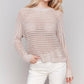 Charlie B - Metallic Fishnet Sweater
