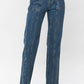 Judy Blue - High Elastic Waist Vintage Straight Leg Jeans