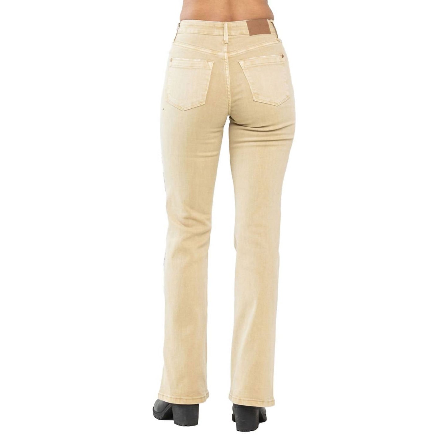 Judy Blue - Mid Rise Garment Dyed Slim Boot Jeans