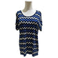 Michael Kors - Printed Cold Shoulder Lightweight Blouse
