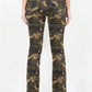 American Bazi - V-cut Camo Flared Pants