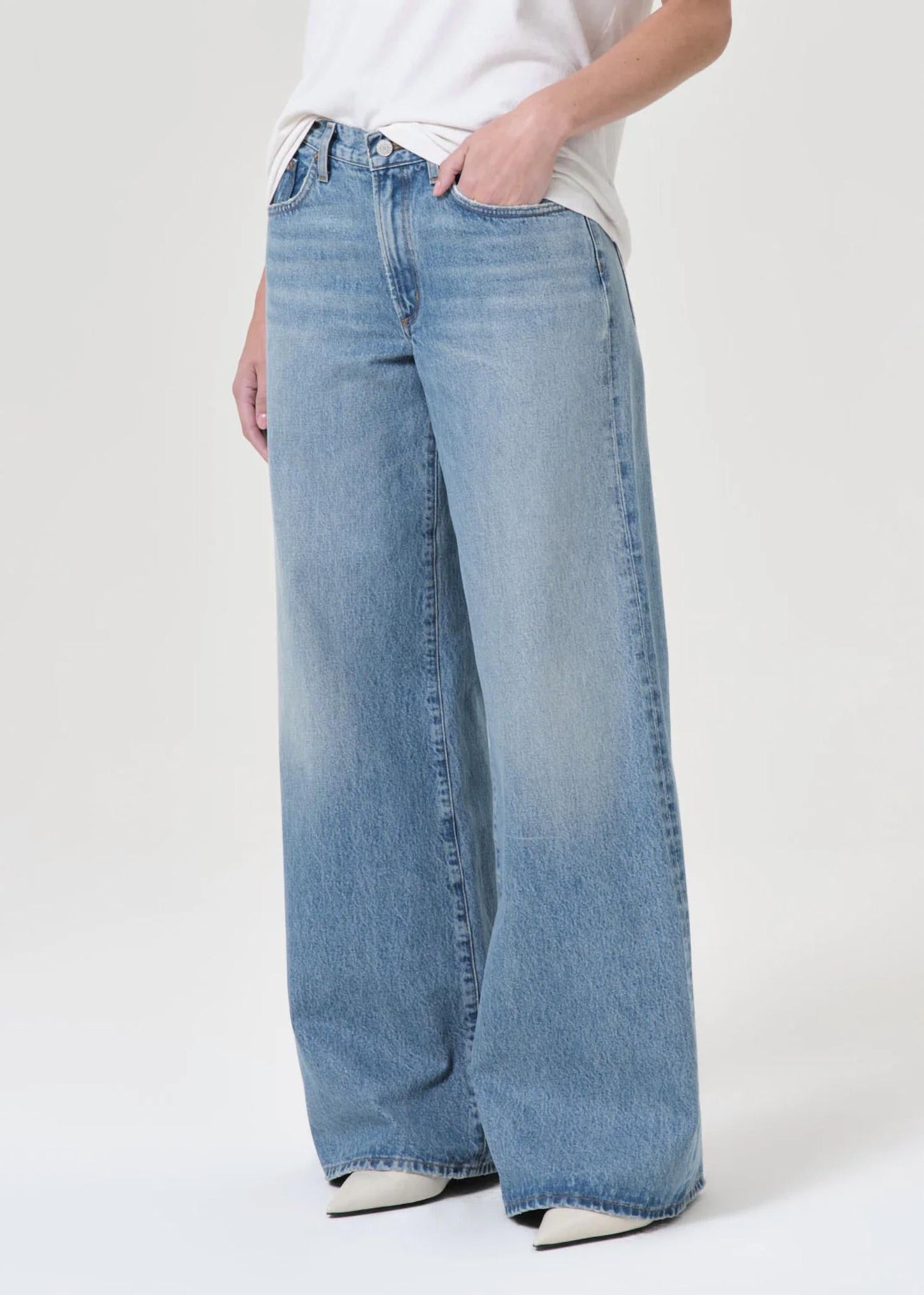 Agolde - Clara Relaxed Wide Leg Jean