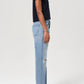 Agolde - Amryn Double Layer Ripped Straight Leg Jeans