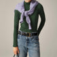 J.Crew - Pointelle Knit Turtleneck Top