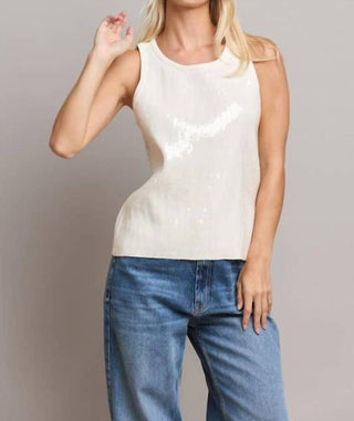 Able - Sequin Sleeveless Top