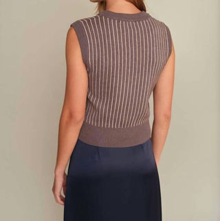 Deluc - Bruce Stripe Sweater Vest