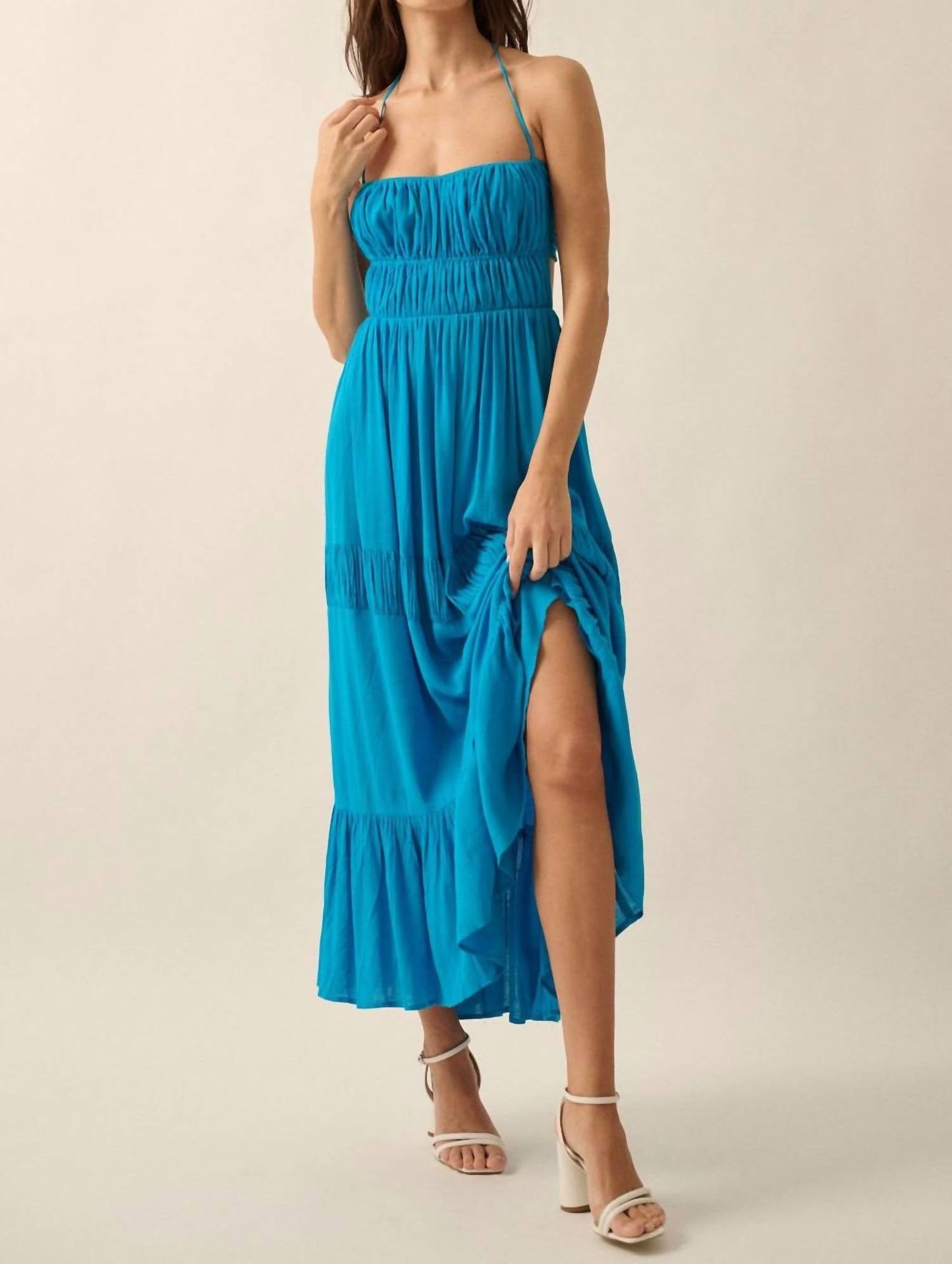 Promesa - Solid Maxi Dress