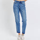 Judy Blue - Rigid Magic Release Hem Boyfriend Jeans