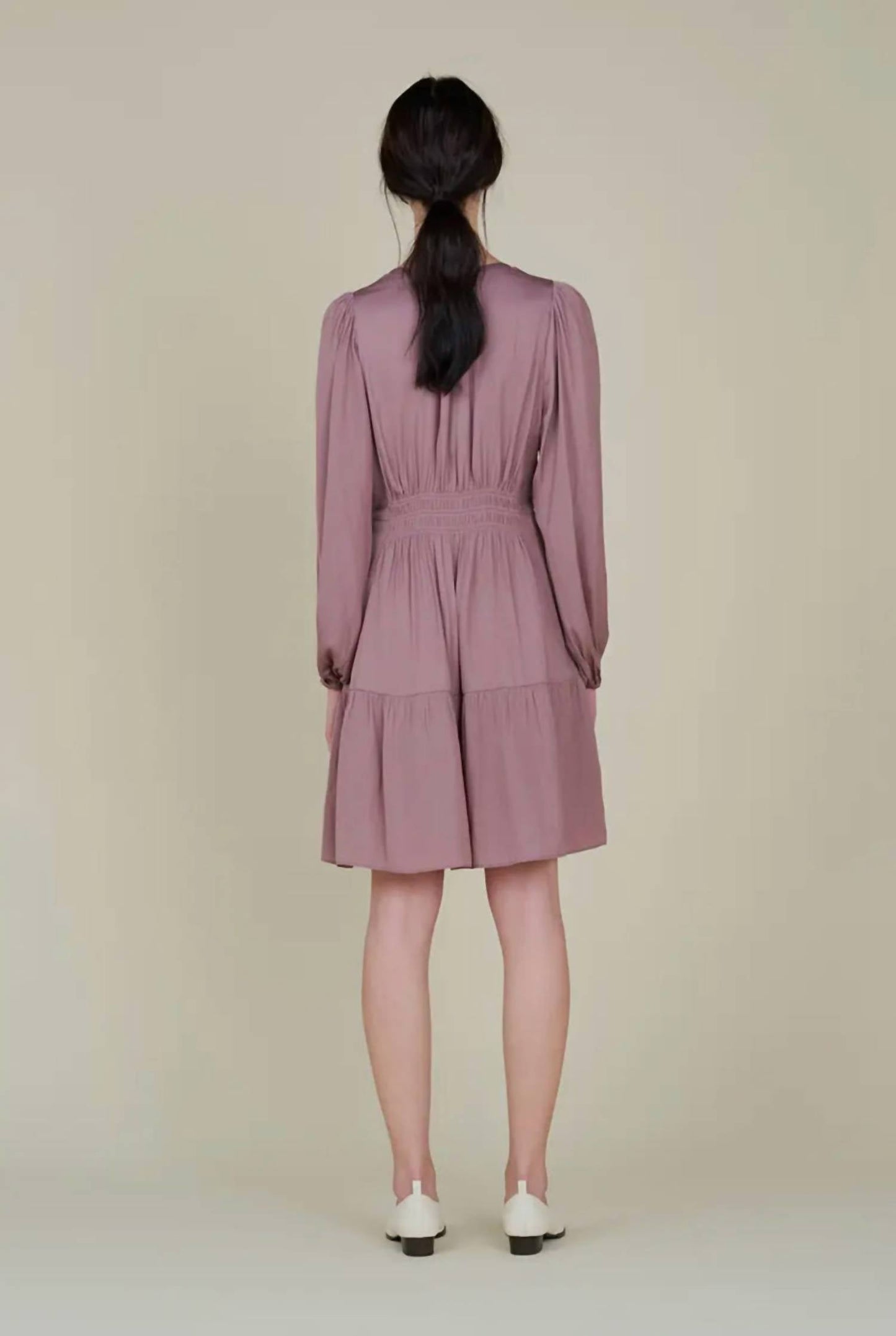 Grade & Gather - Longsleeve Satin Mini
