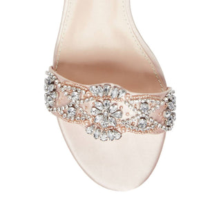 Betsey Johnson - Women's Mel Block Heel Crystal Dress Sandal