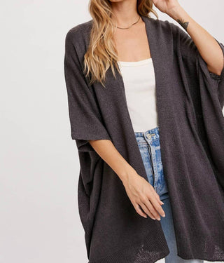 Bluivy - Ayla Wide Sleeve Open Front Cardigan