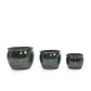 3 Pieces Ceramic Flowerpot Planter for Patio, Garden or Windowsills