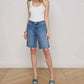 L'Agence - Elise Denim Bermuda Short