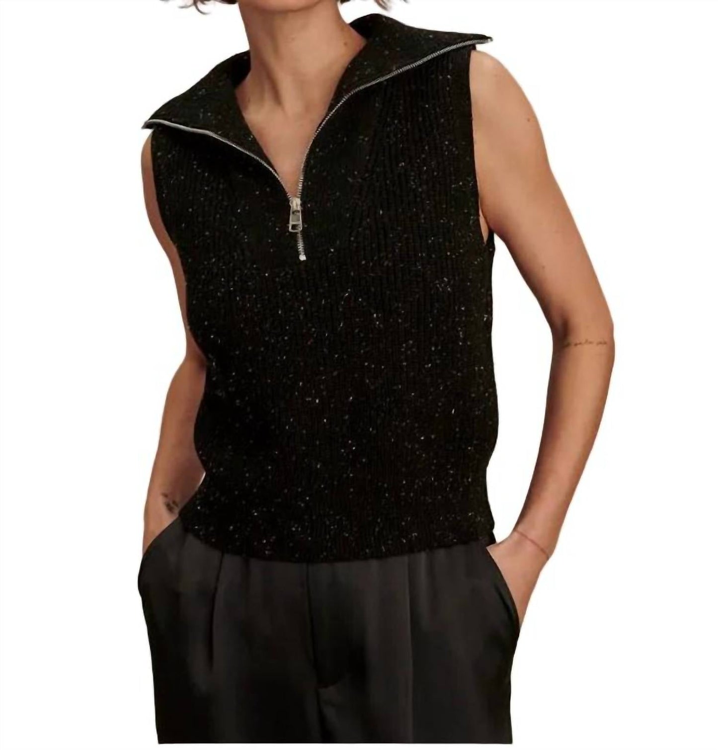 Varley - Hally Half Zip Rib Vest
