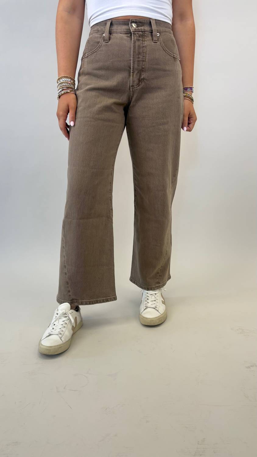 Pistola - Kyra High Rise Bowed Wide Leg Pant