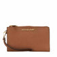 Michael Kors - Women's Jet Set Travel large Double Zip Wristlet Wallet Saffiano Leather