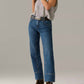 Free People - Risk Taker Mid Rise Straight Jeans