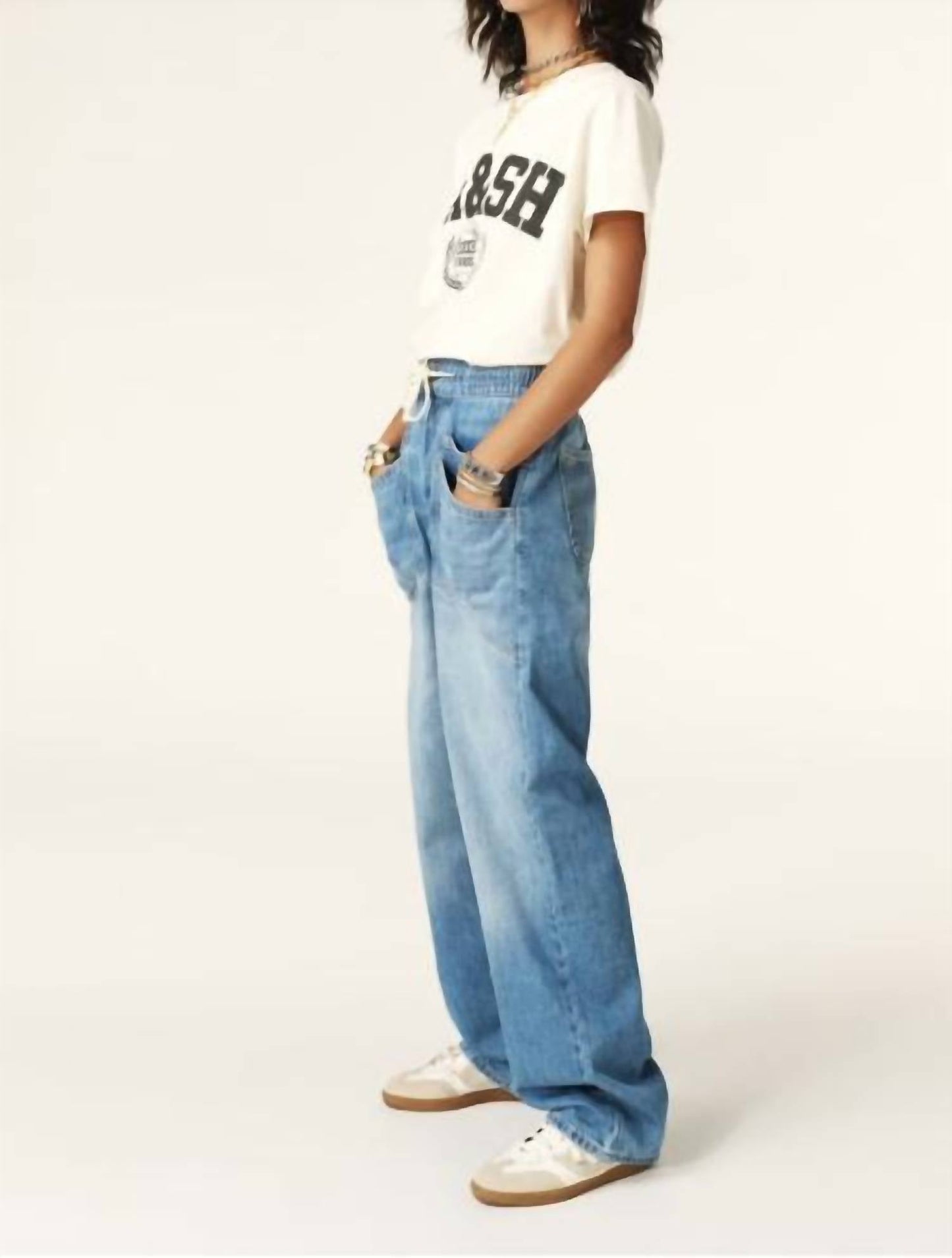Ba&Sh - Mima Elastic Waist Jeans