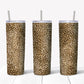 Donny Brooks Designs - Leopard Stainless Steel Double Wall Tumbler 20 Oz