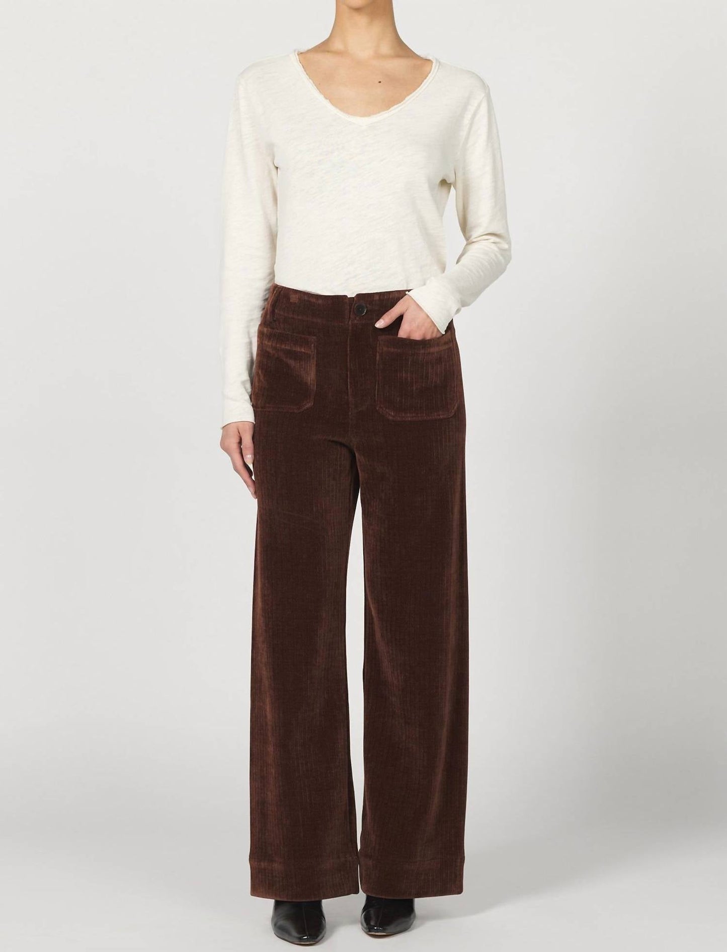 Dear John Denim - Audrey Wide Leg Corduroy Pants