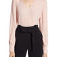 Women's Halogen V-Neck Blouse, Size X-Small - Pink