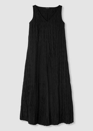Eileen Fisher - PLEATED SILK DRESS
