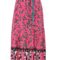 Emily Lovelock - Carolina Pink Floral Print Skirt