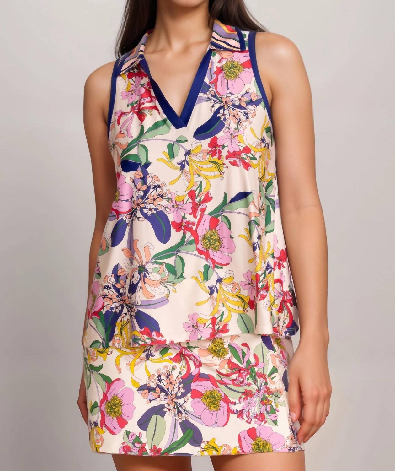 Johnny Was - Bee Active Polo Swing Tank Top