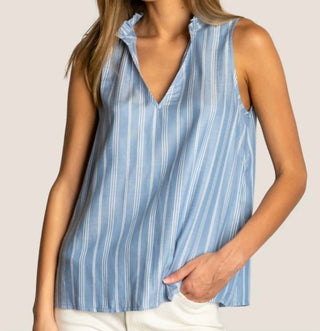 Dylan - Leigh Stripe Sleeveless Top