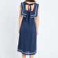 English Factory - Square Neckline Midi Dress