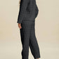 Double Take - Texture Top and Pants Set