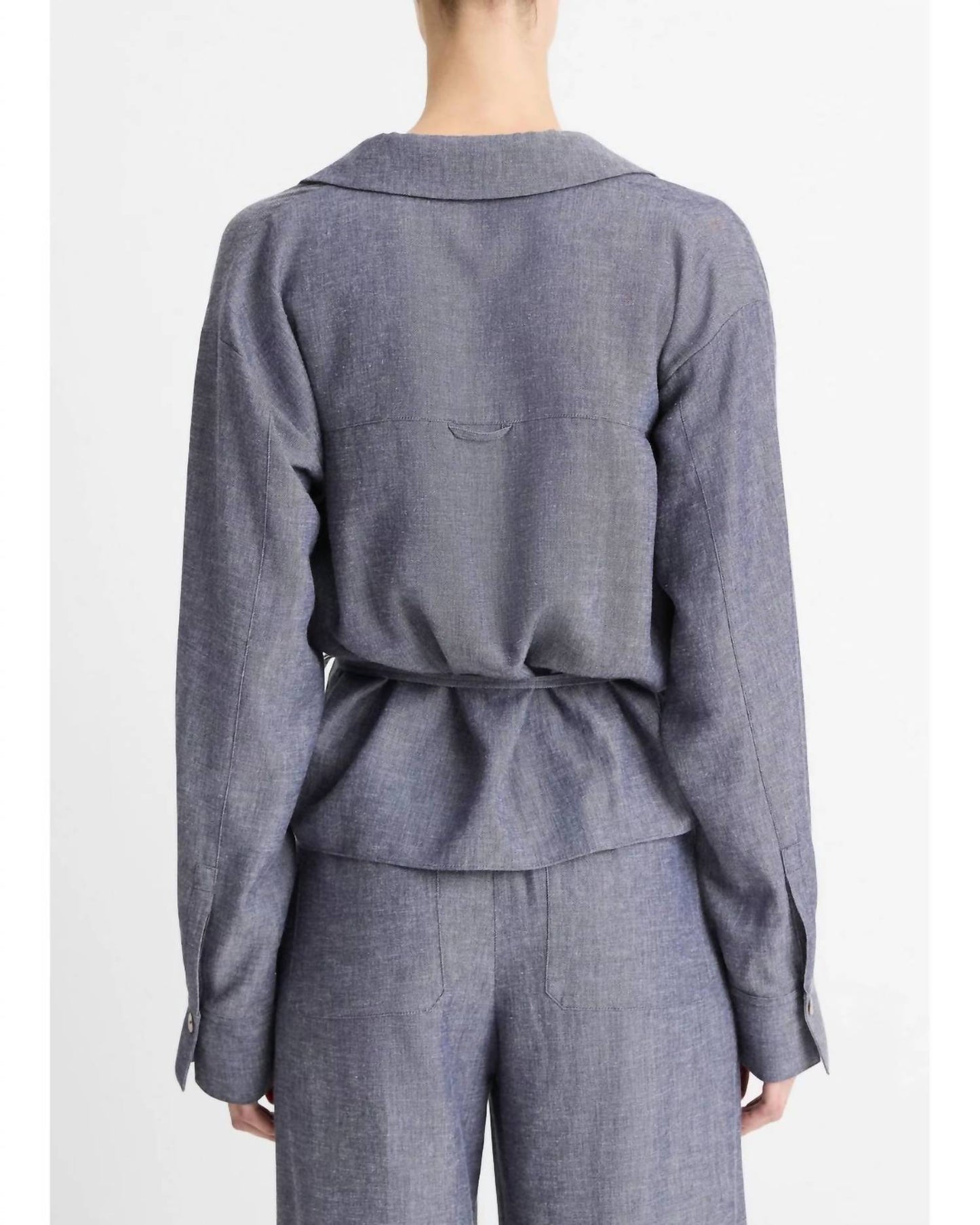 Vince - Collared Wrap Top