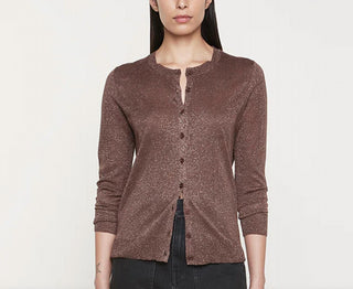 Enza Costa - Lamé Knitted Cardigan