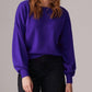 Colorush - Balloon Sleeve Cashmere Sweater