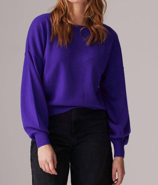 Colorush - Balloon Sleeve Cashmere Sweater
