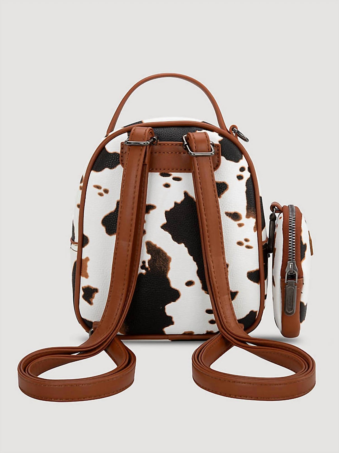 Wrangler - Mini cow print backpack