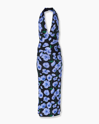 Carolina Herrera - Halter Neck Gathered Midi Dress