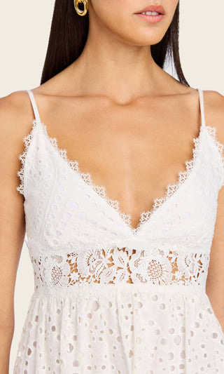 Generation Love - Lilia Cotton Eyelet Mini Dress