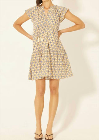 Bila77 - Flutter Sleeve Mini Dress