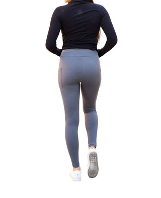 Julia Rose - Caitlin Crossover Full Length Leggings with Pockets