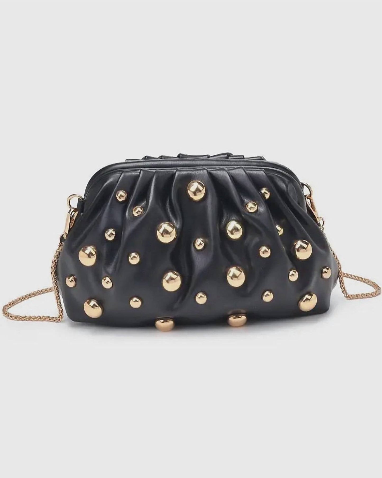Urban Expressions - Women's Carey Studded Clutch Bag
