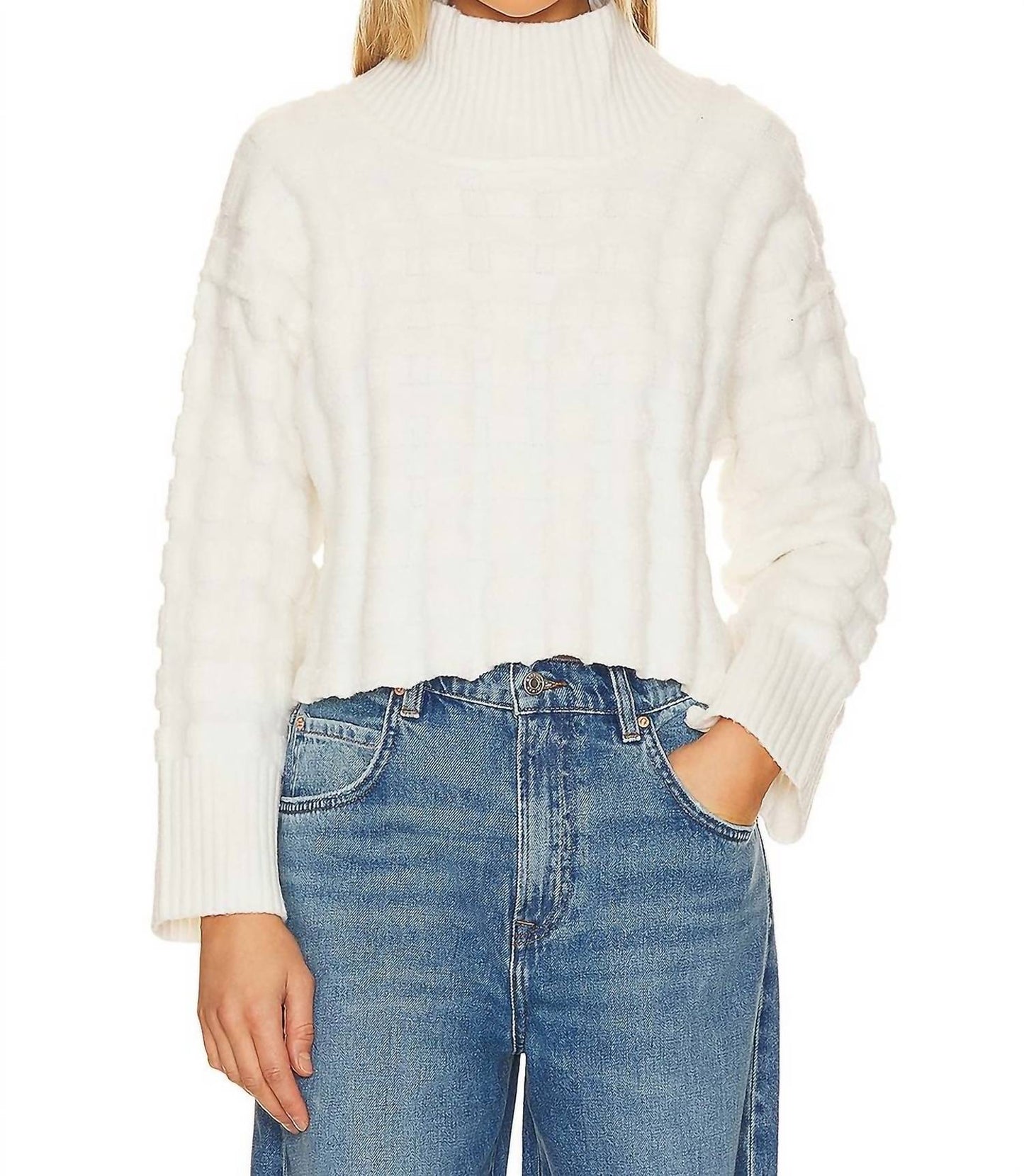 Free People - SOUL SEARCHER MOC SWEATER