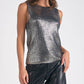 Elan - SLEEVELESS SHIMMER SWEATER