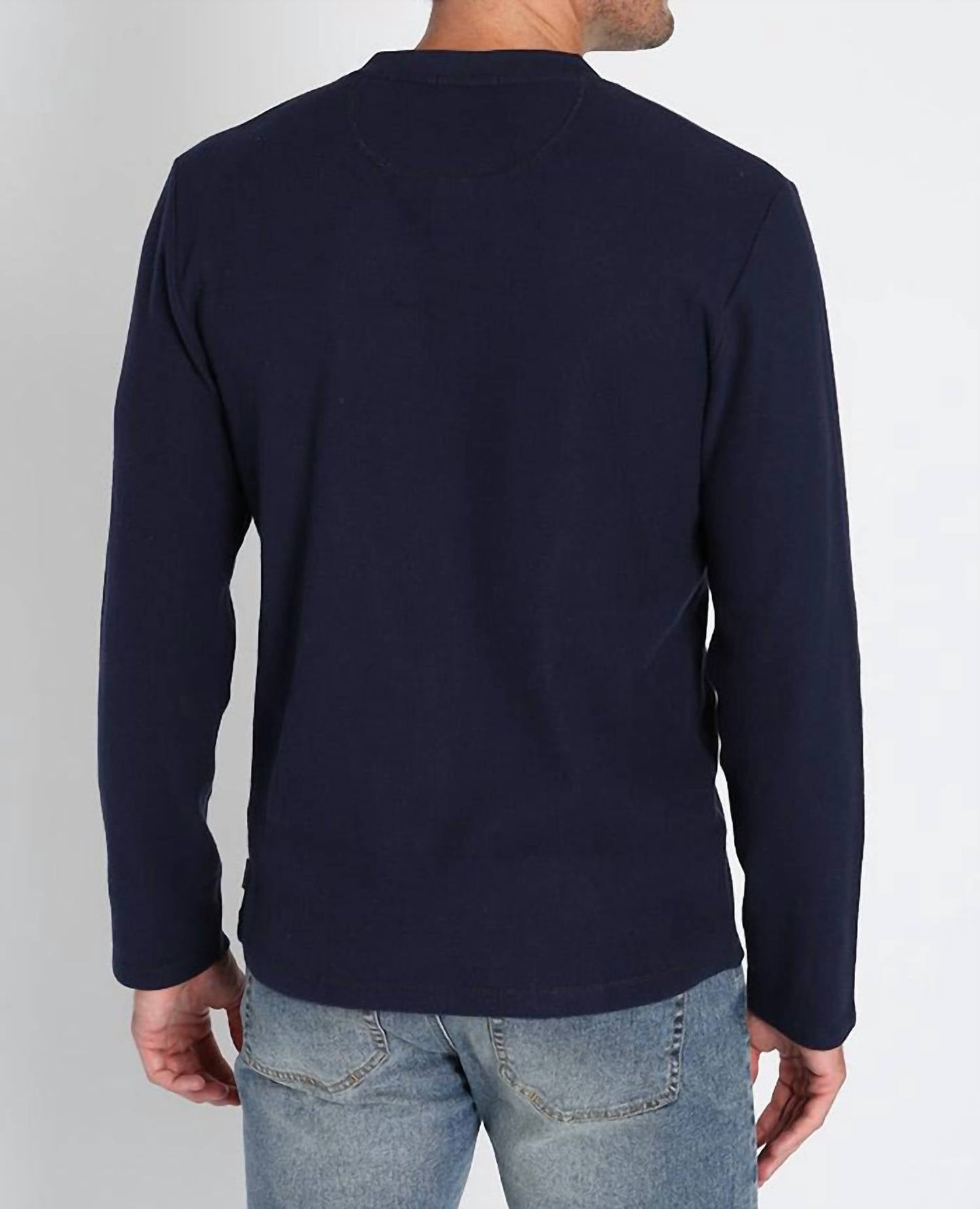 Jachs New York - Brushed Waffle Long Sleeve Henley