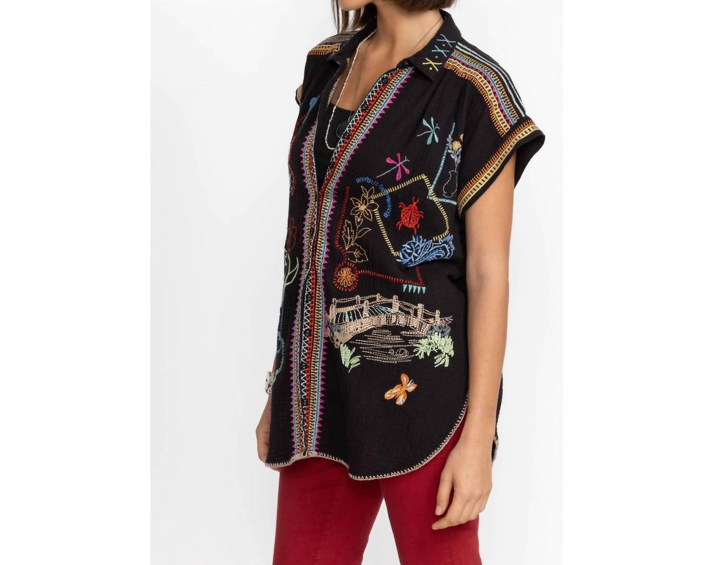 Johnny Was - Dionne Button Down Blouse