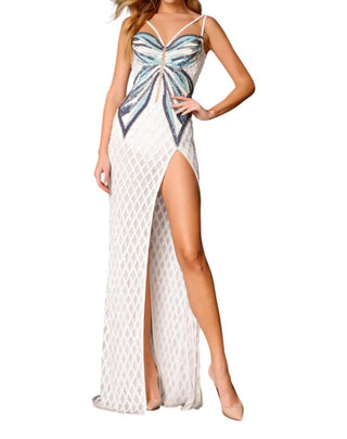 Aleta - Sequin Butterfly Prom Dress