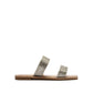 Qupid - Women's Rhinestone Band Slide Sandal