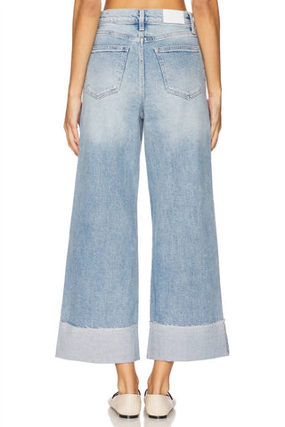 Pistola - Lana Crop Cuffed Wide Leg Jeans